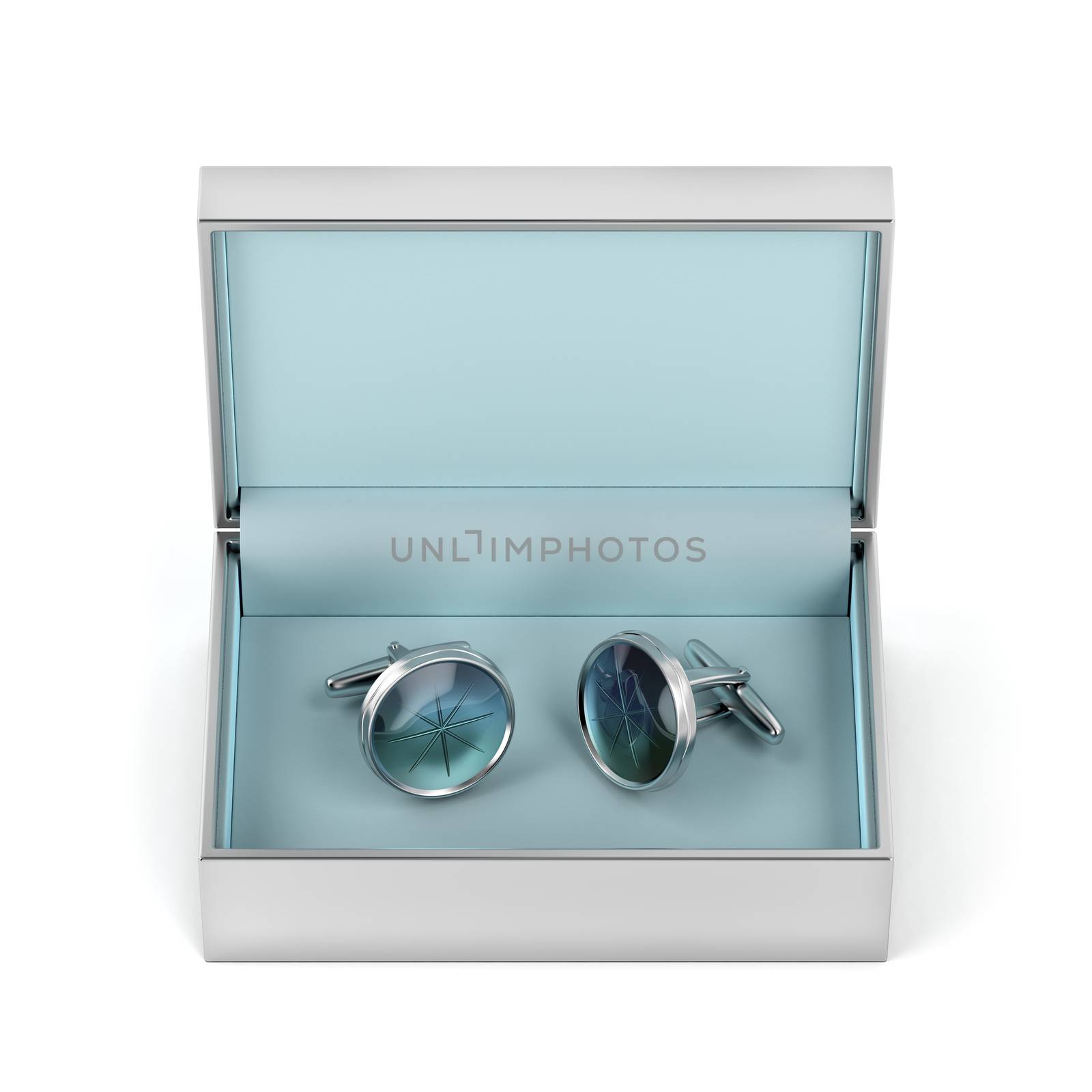 Box with silver cufflinks by magraphics