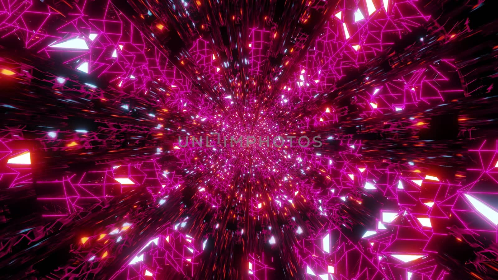 abstract wireframe design space galaxy 3d illustration wallpaper background by tunnelmotions