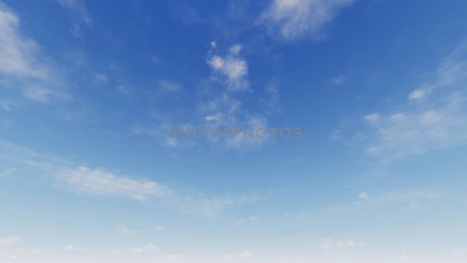 Cloudy blue sky abstract background, blue sky background with tiny clouds, 3d rendering

