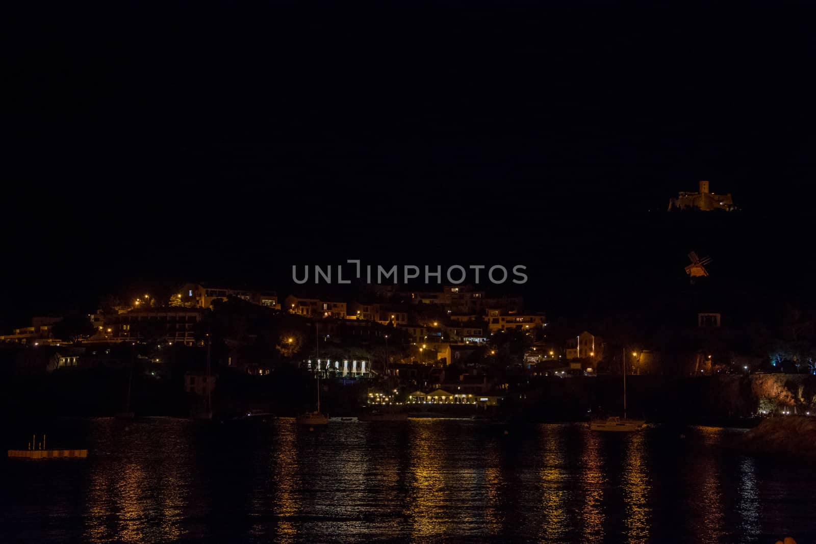discovery of Collioure on a summer evening. Pyrenes, France