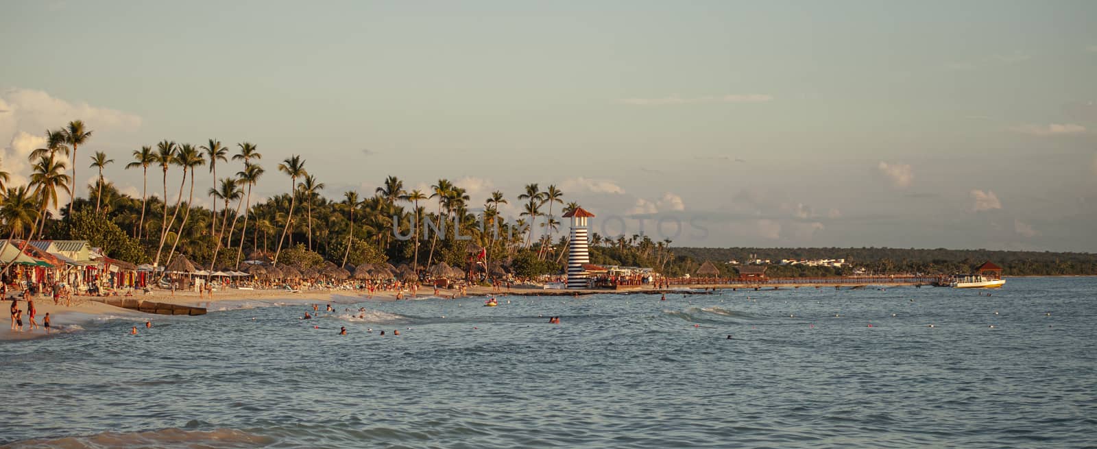 Sunset sea bayahibe, Dominican Republic