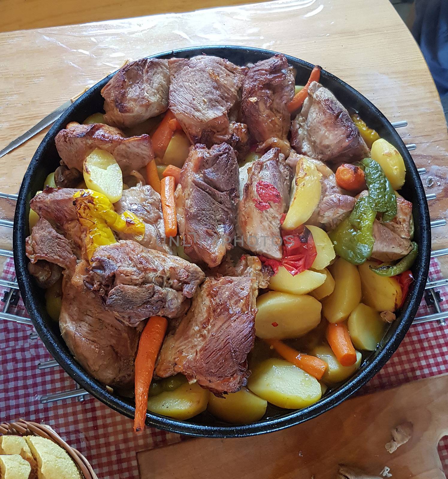 Traditional croatian dish Peka view by xbrchx