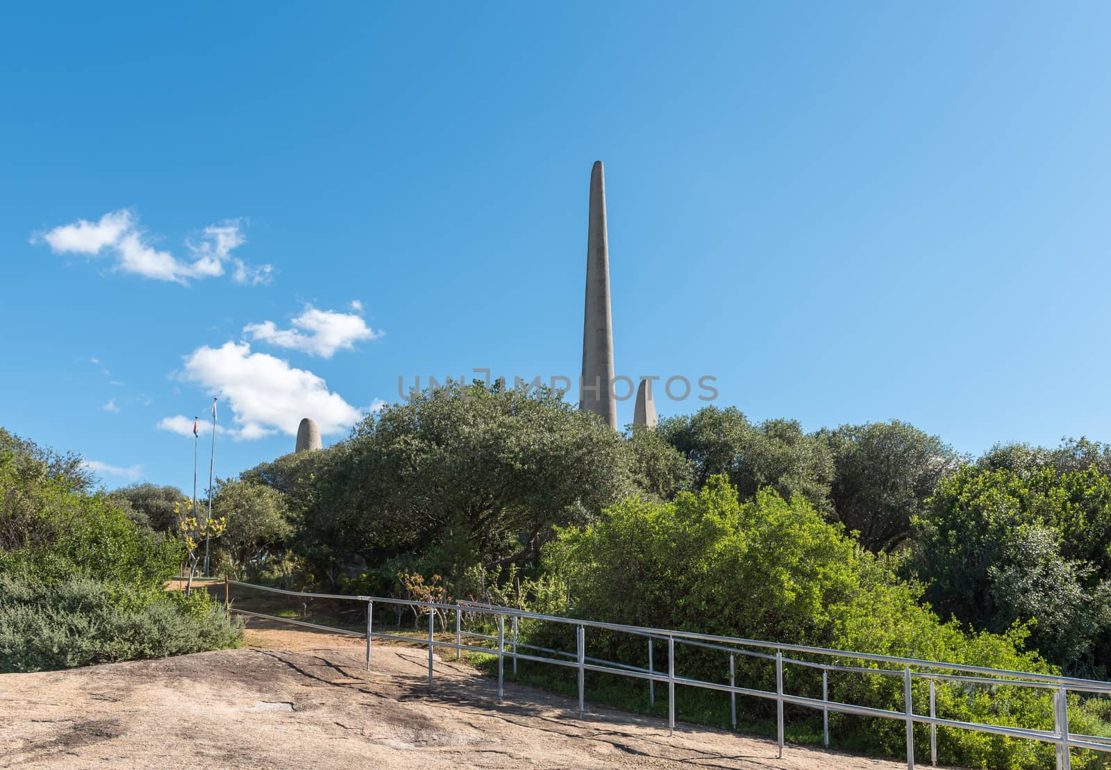 A landscape at the Afrikaans Language Monument at Paarl in the Western Cape Province
