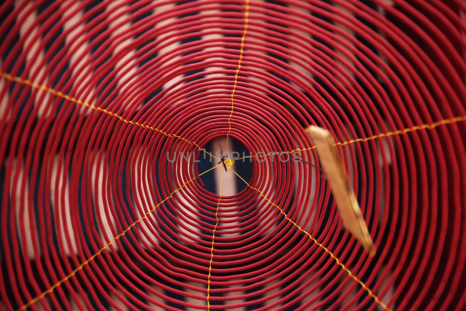 Spiral incense burners at a temple in Vietnam