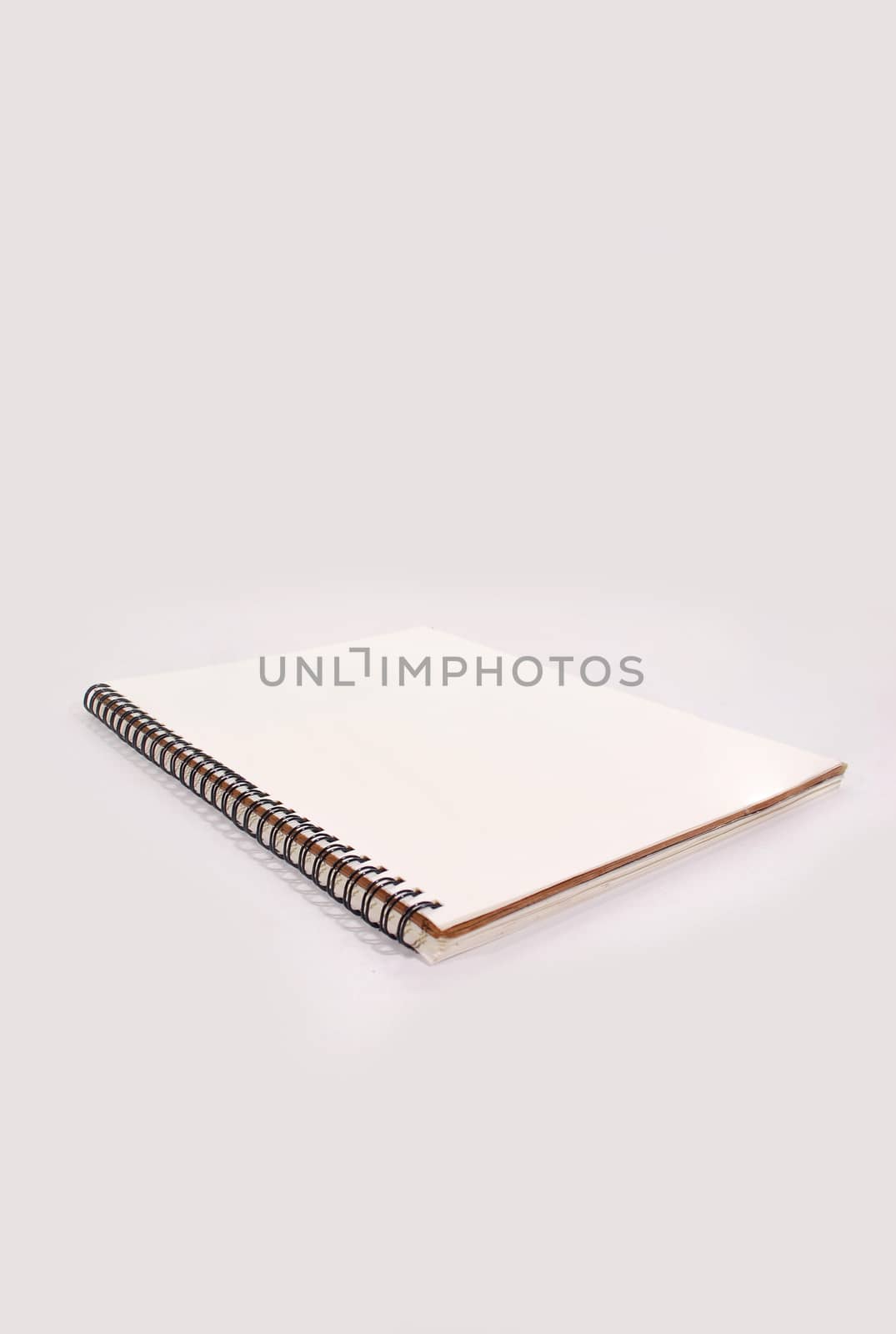 White notebook. by thitimontoyai