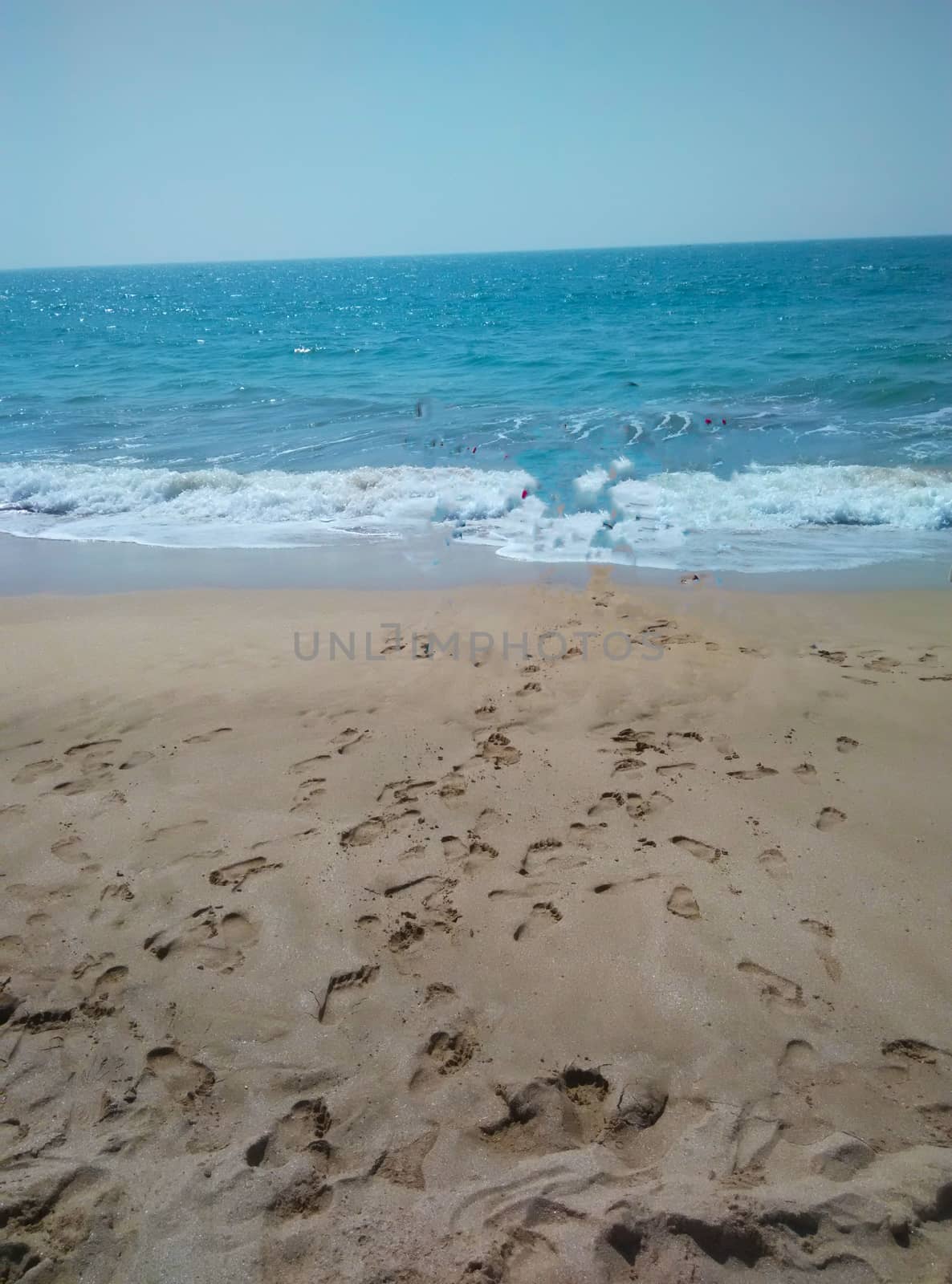 footprints on the sand by gswagh71