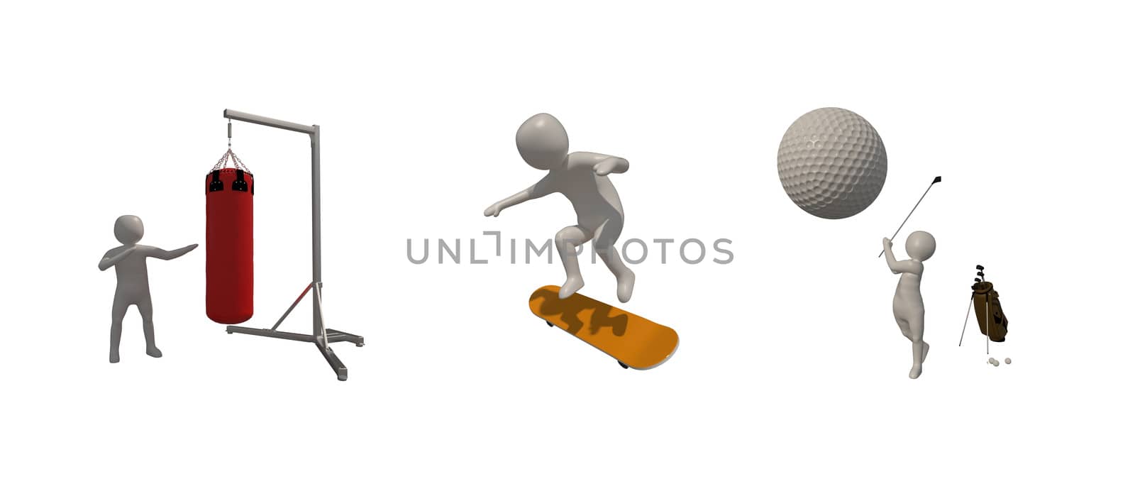 3d illustrator basketball symbol on white background, 3d rendering of the playing basketball. Includes selection path.