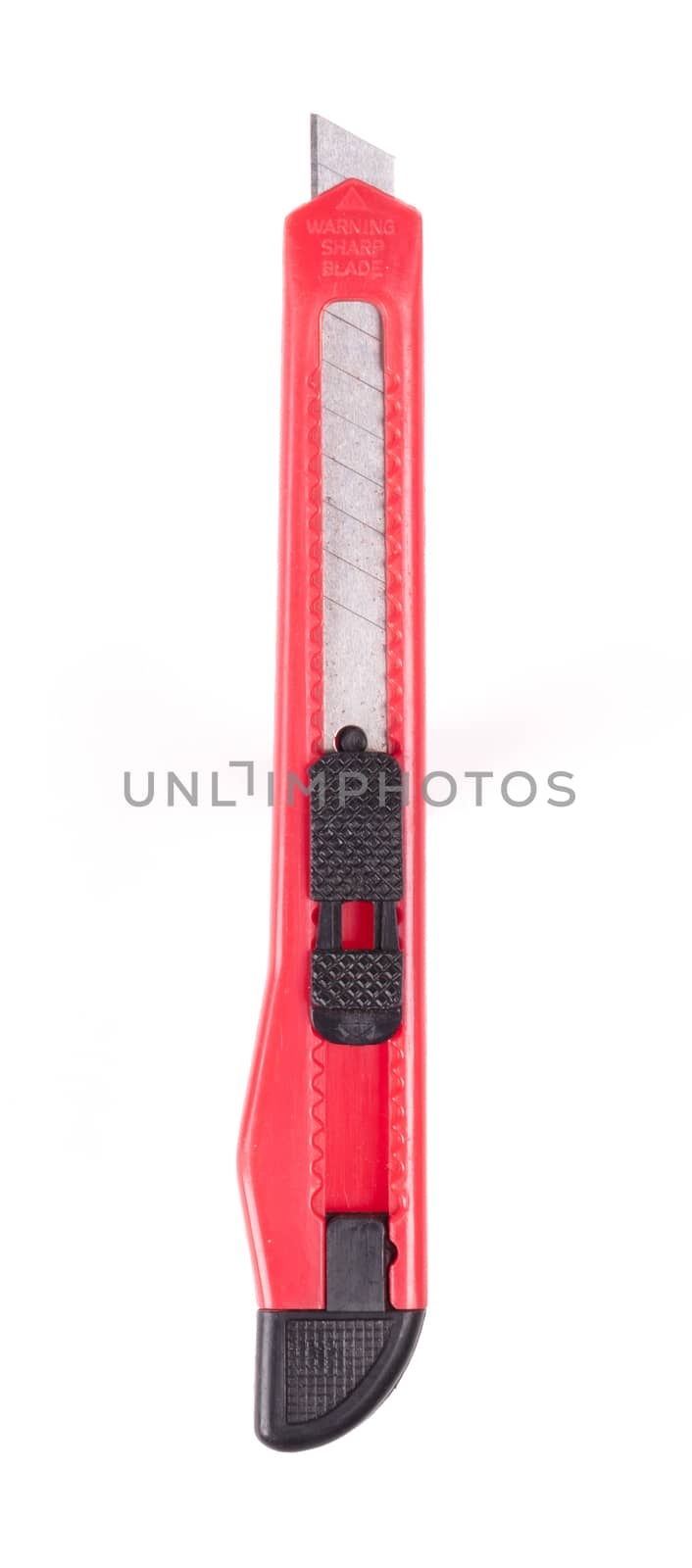 Box cutter / stanley knife isolated on white background