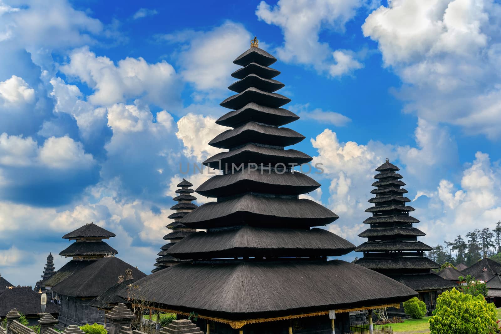 Besakih temple in Bali, Indonesia. by gutarphotoghaphy