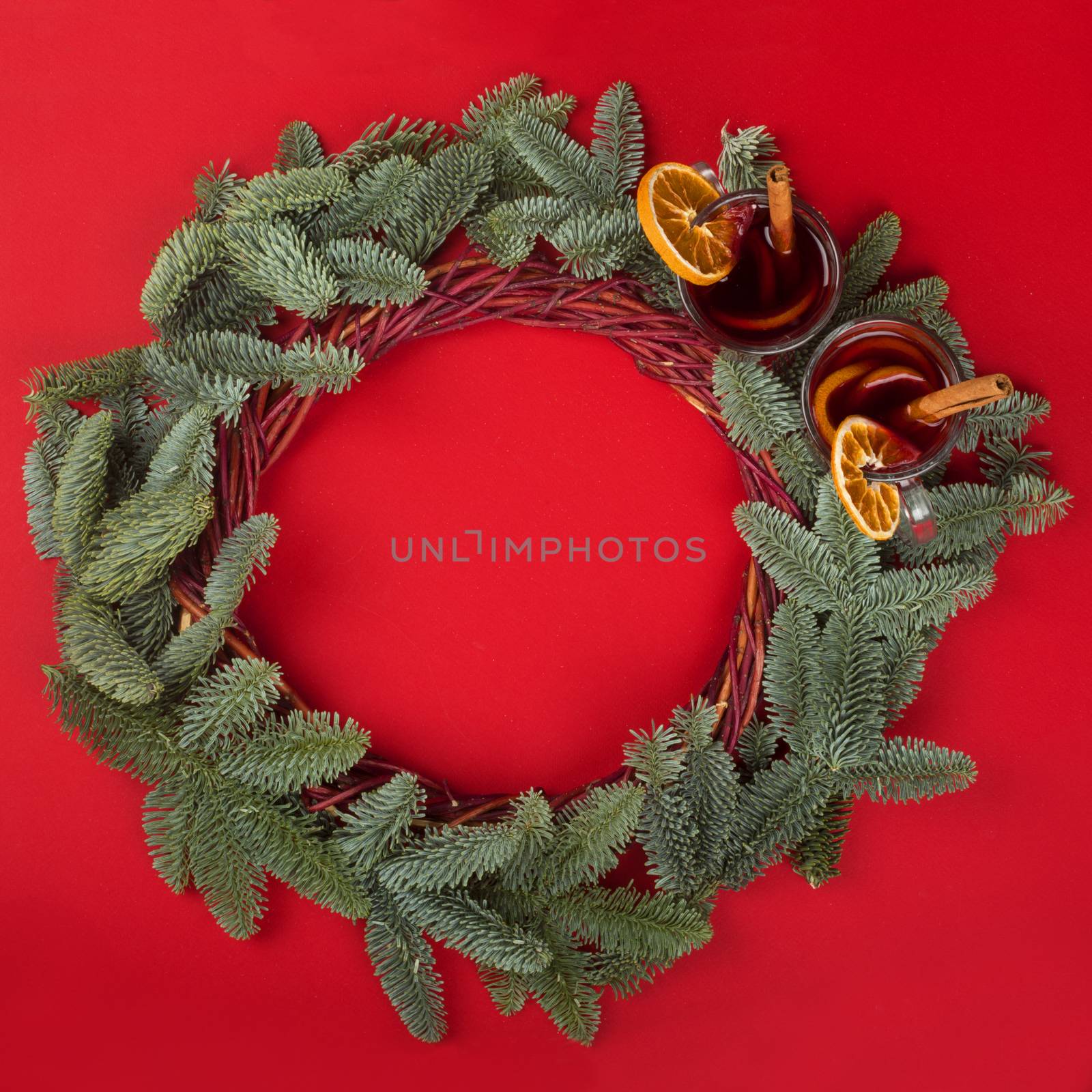 Christmas decorative wreath by destillat