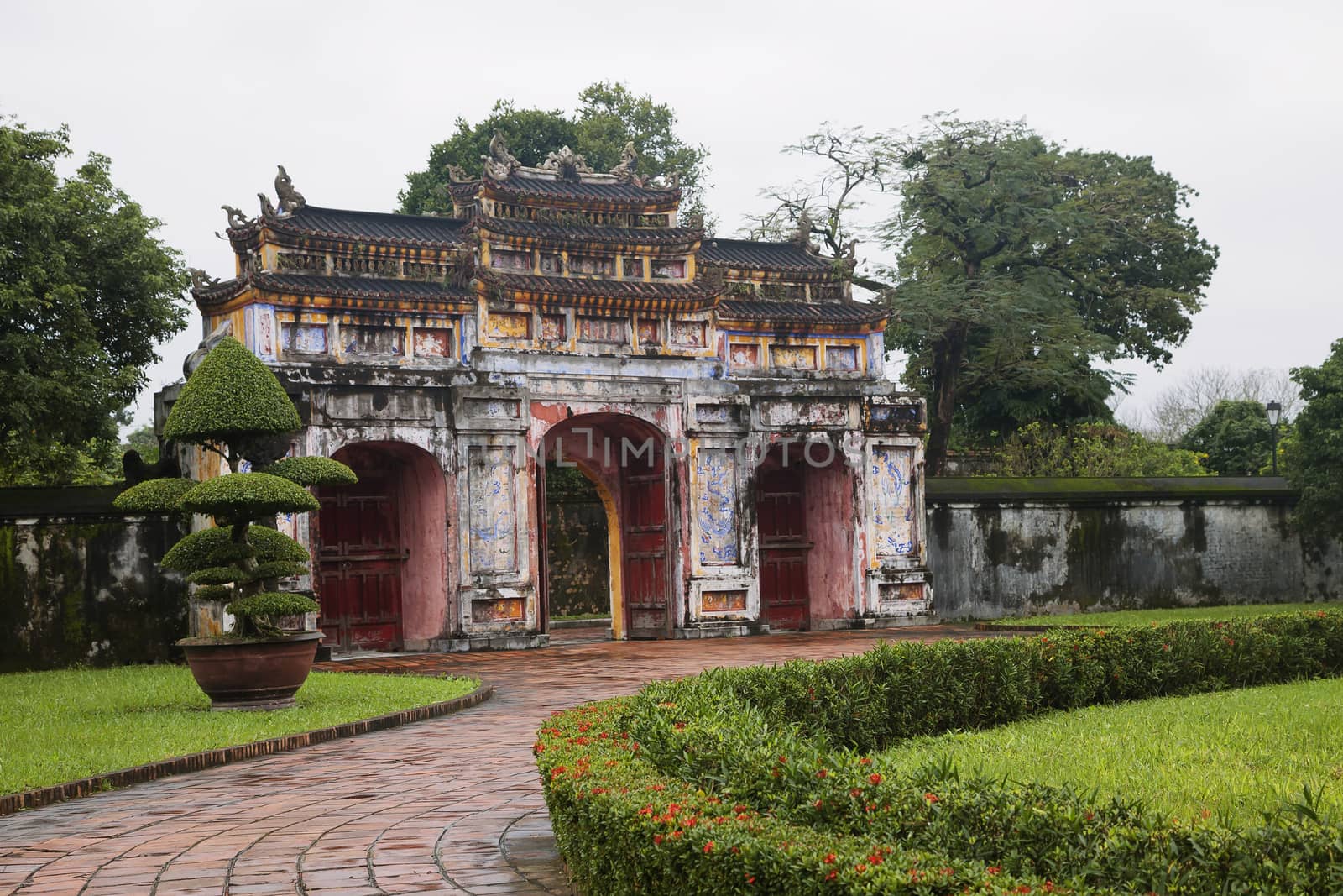 The Gate to the Citadel of the Imperial City in Hue, Vietnam by Goodday