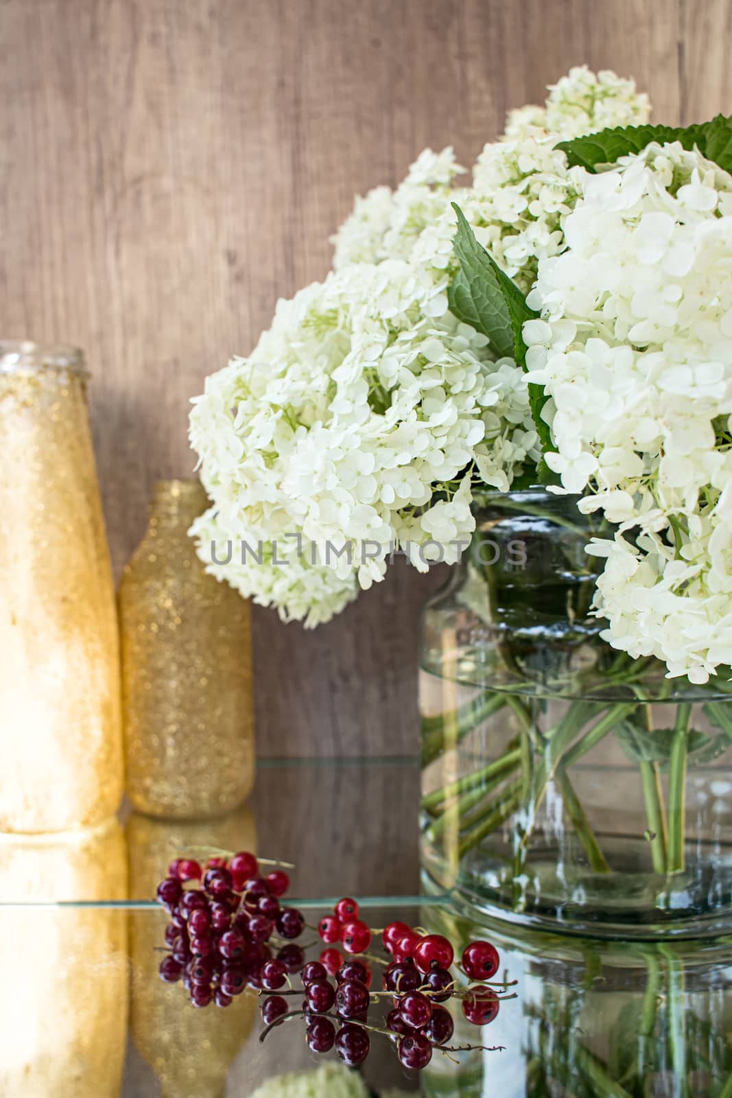 Rose blush wine in glasses. Bottle of rose wine with flowers on background. Prosecco. by Denys_N