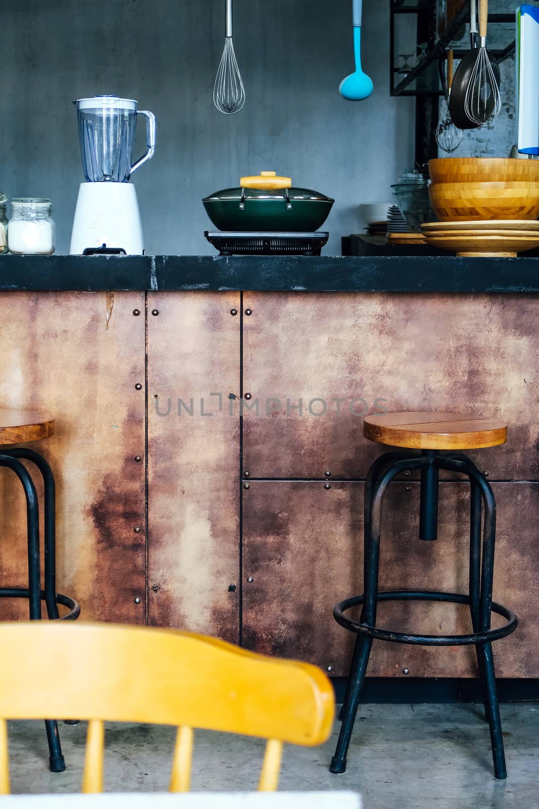 Detail image of Loft kitchen design by ponsulak