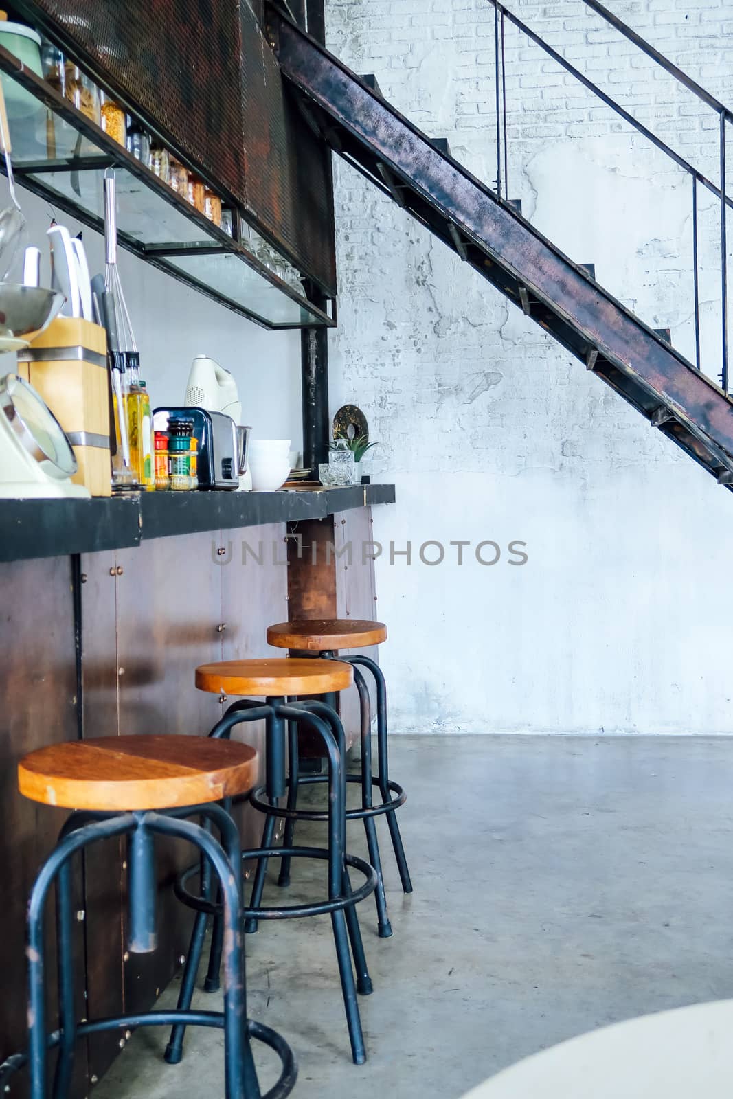 Detail image of Loft kitchen design by ponsulak