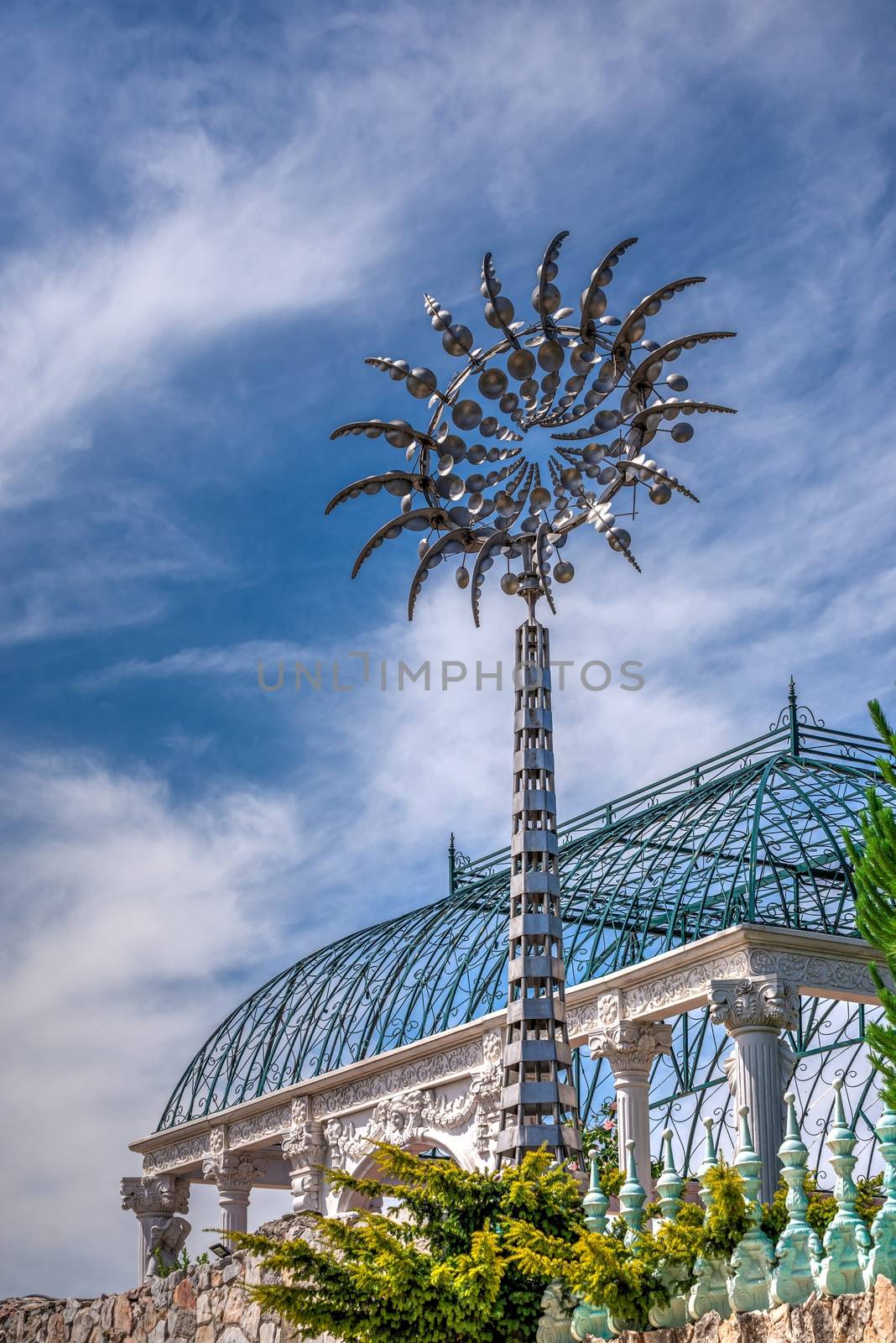 Kinetic sculpture in the castle of Ravadinovo, Bulgaria by Multipedia