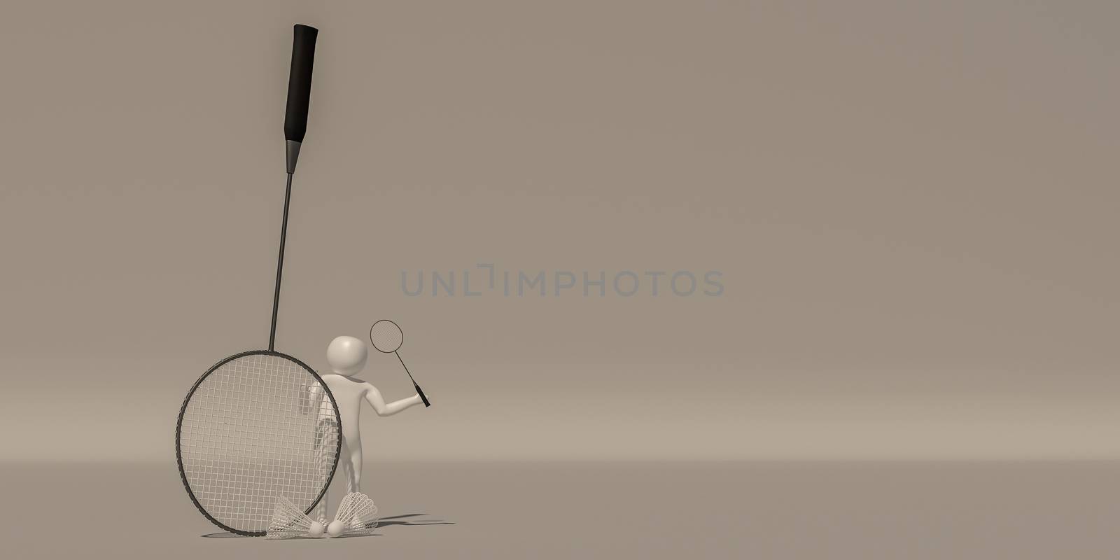 3d illustrator group of career symbols on a gray background, 3d rendering of the playing Sport. Includes a selection path.