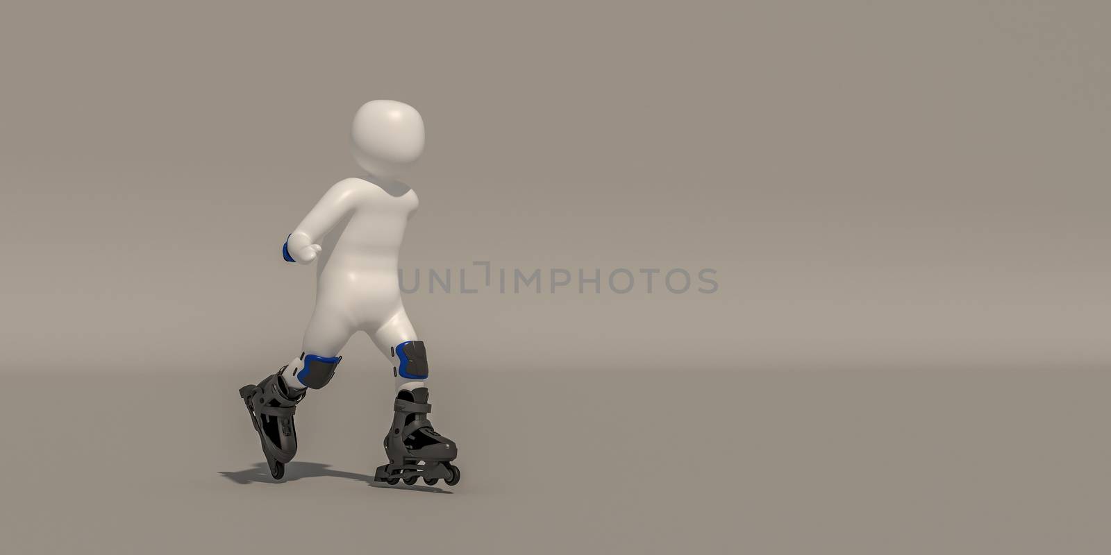 3d illustrator group of  sket symbols on a gray background, 3d rendering of the Playing sports. Includes a selection path.