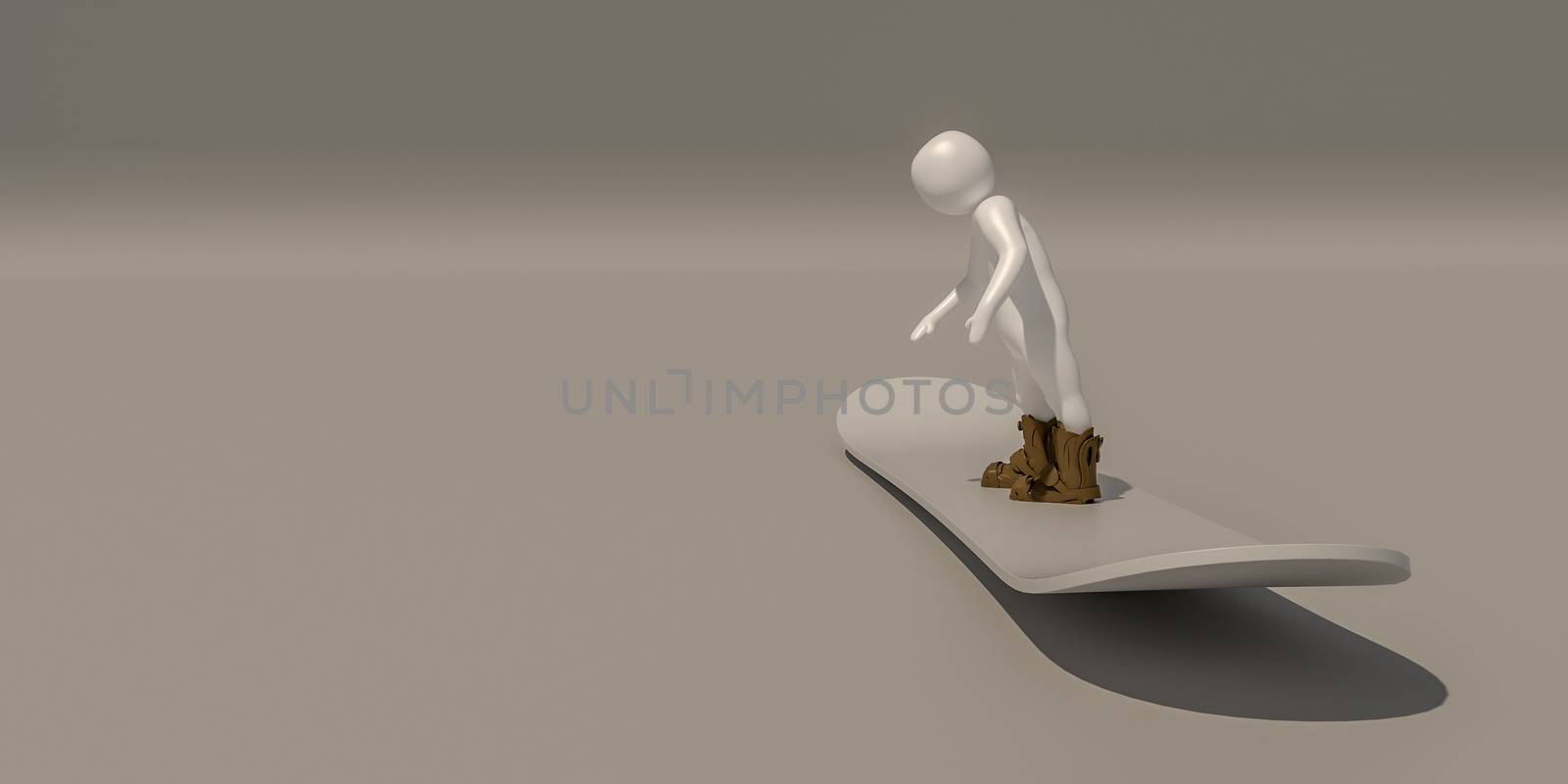 3d illustrator group of Snowboard symbols on a gray background, 3d rendering of the Playing sports. Includes a selection path.