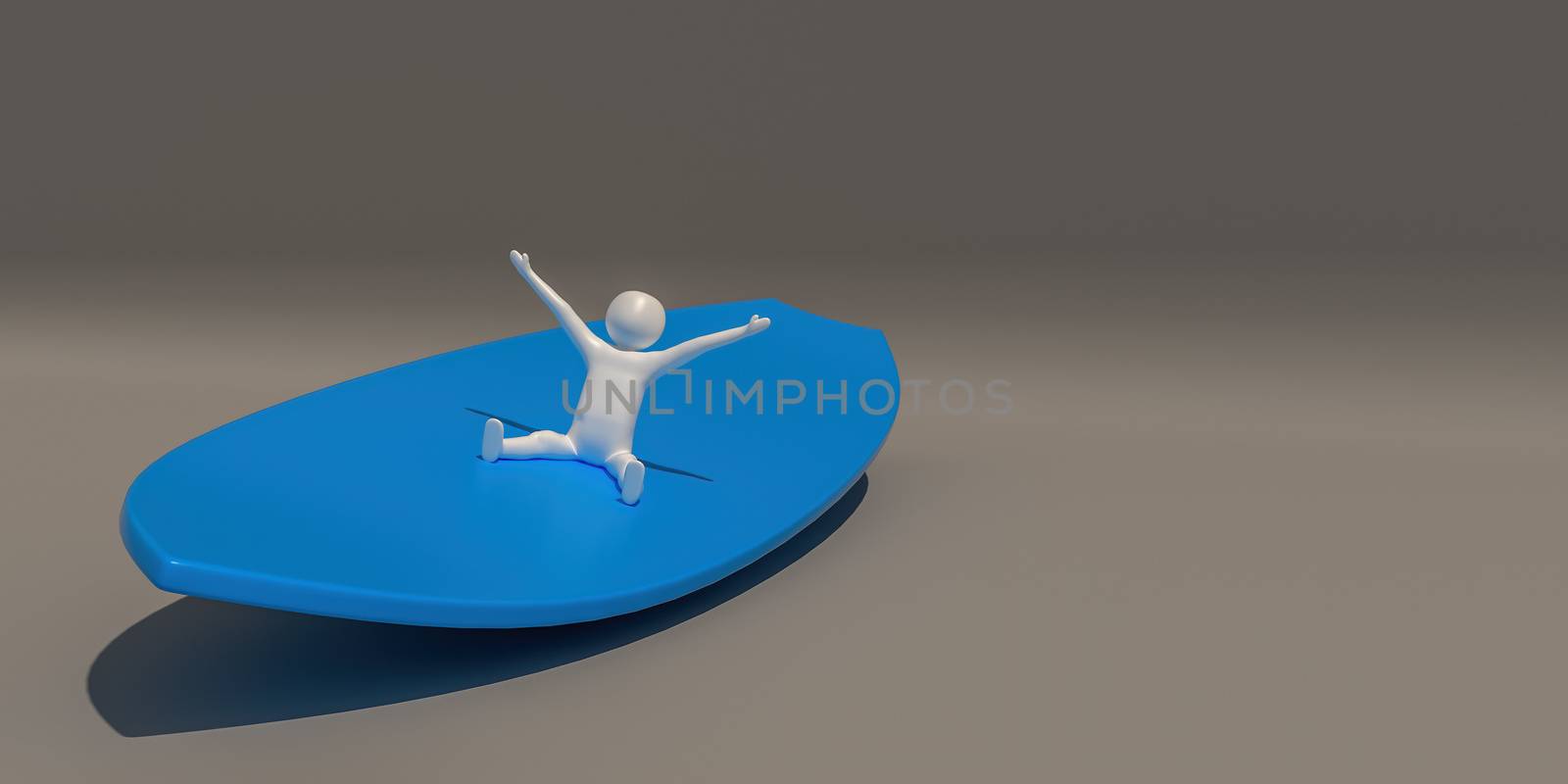 3d illustrator group of Surfing symbols on a gray background, 3d rendering of the Playing sports. Includes a selection path.