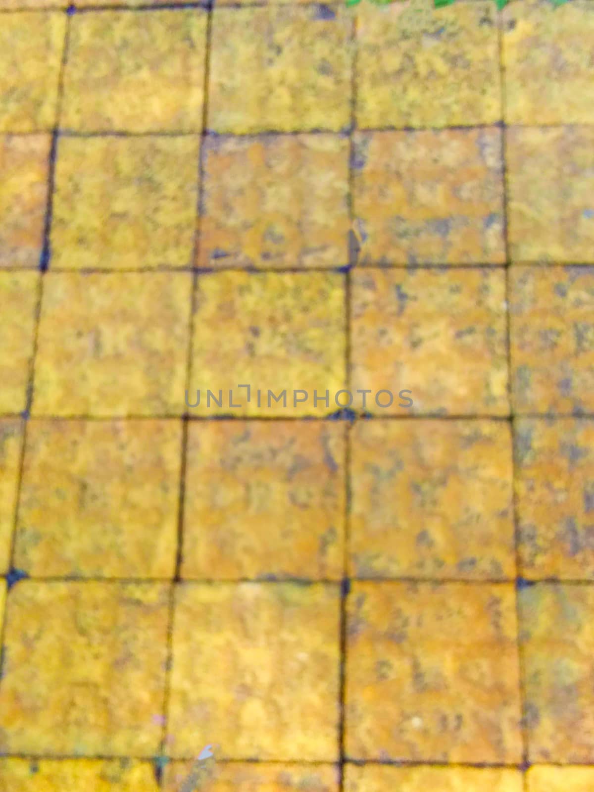 yellow tiles for the floors