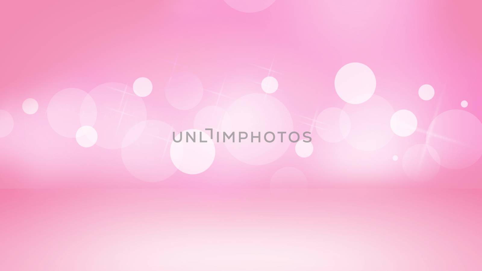 Abstract clean pink background, empty studio room background with bokeh ,Use as montage for product display,template or banner,background with copy space