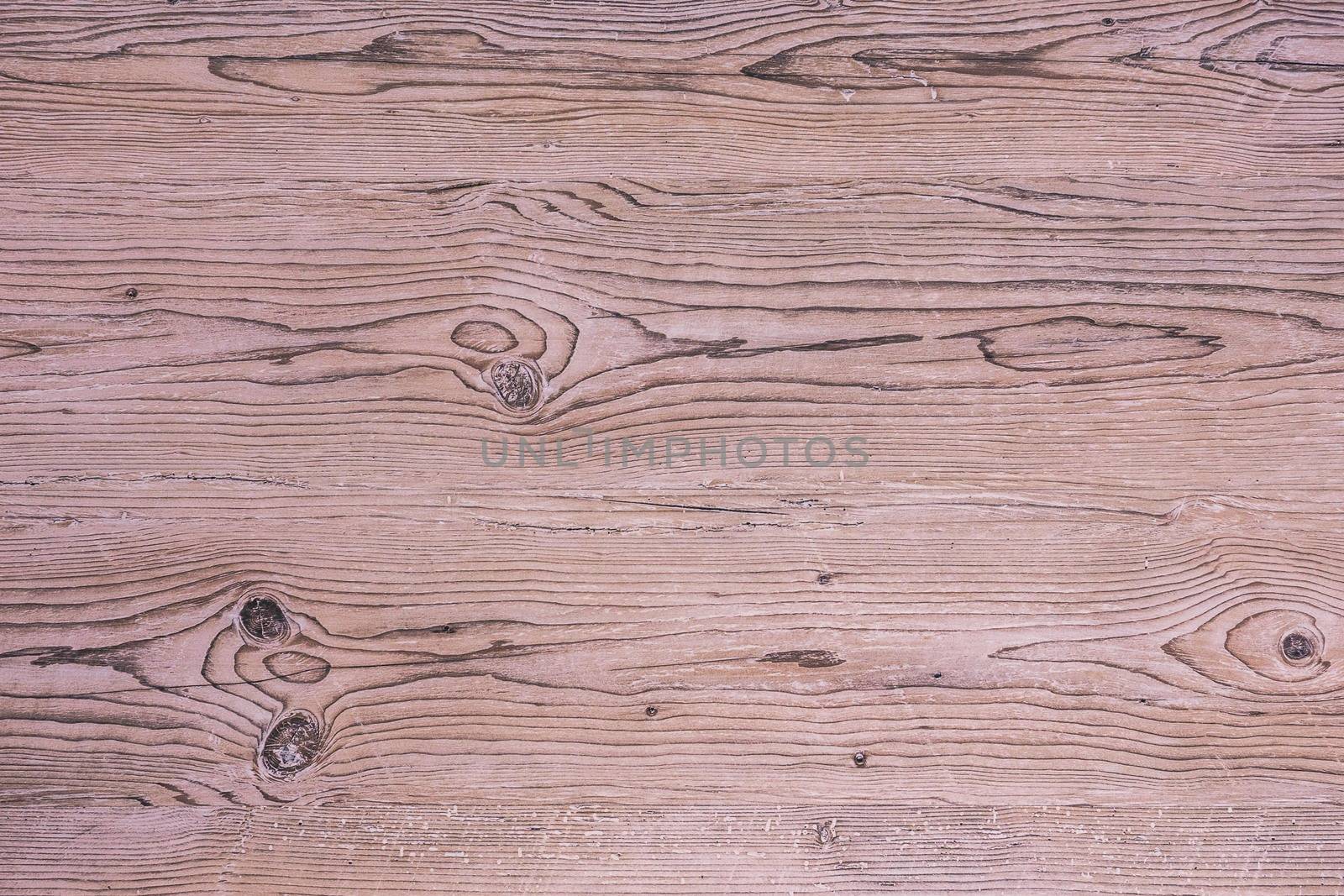 Vintage wooden floor detail background with filtered effect. Horizontal orientation, Knots in the wood. by petrsvoboda91