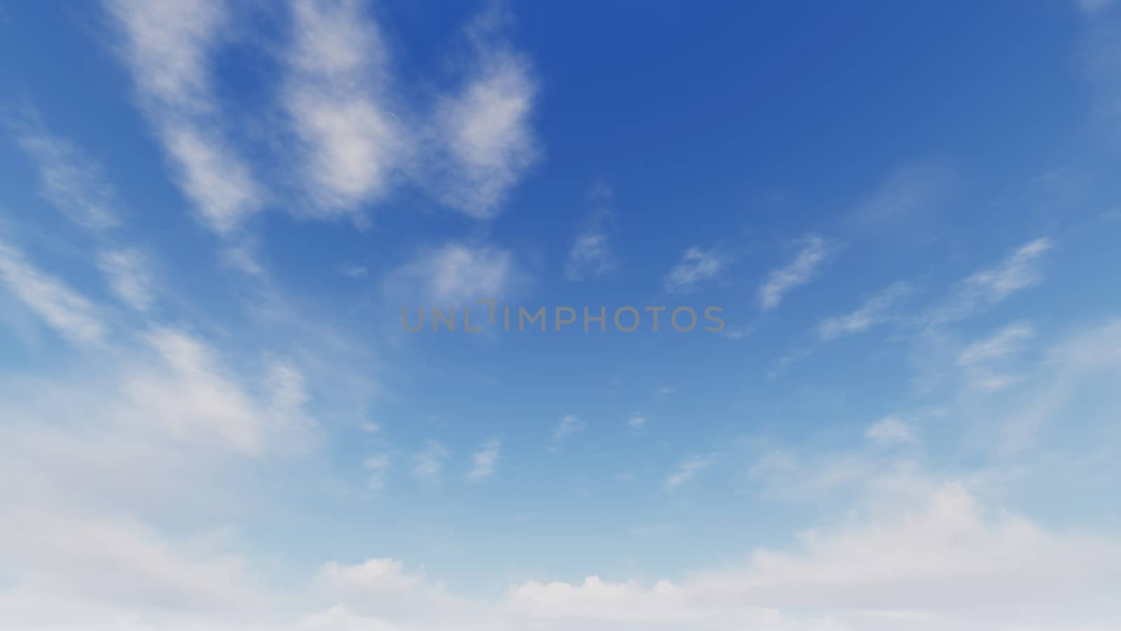 Cloudy blue sky abstract background, blue sky background with tiny clouds, 3d rendering

