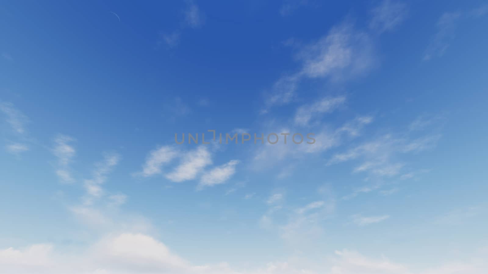 Cloudy blue sky abstract background, blue sky background with tiny clouds, 3d rendering

