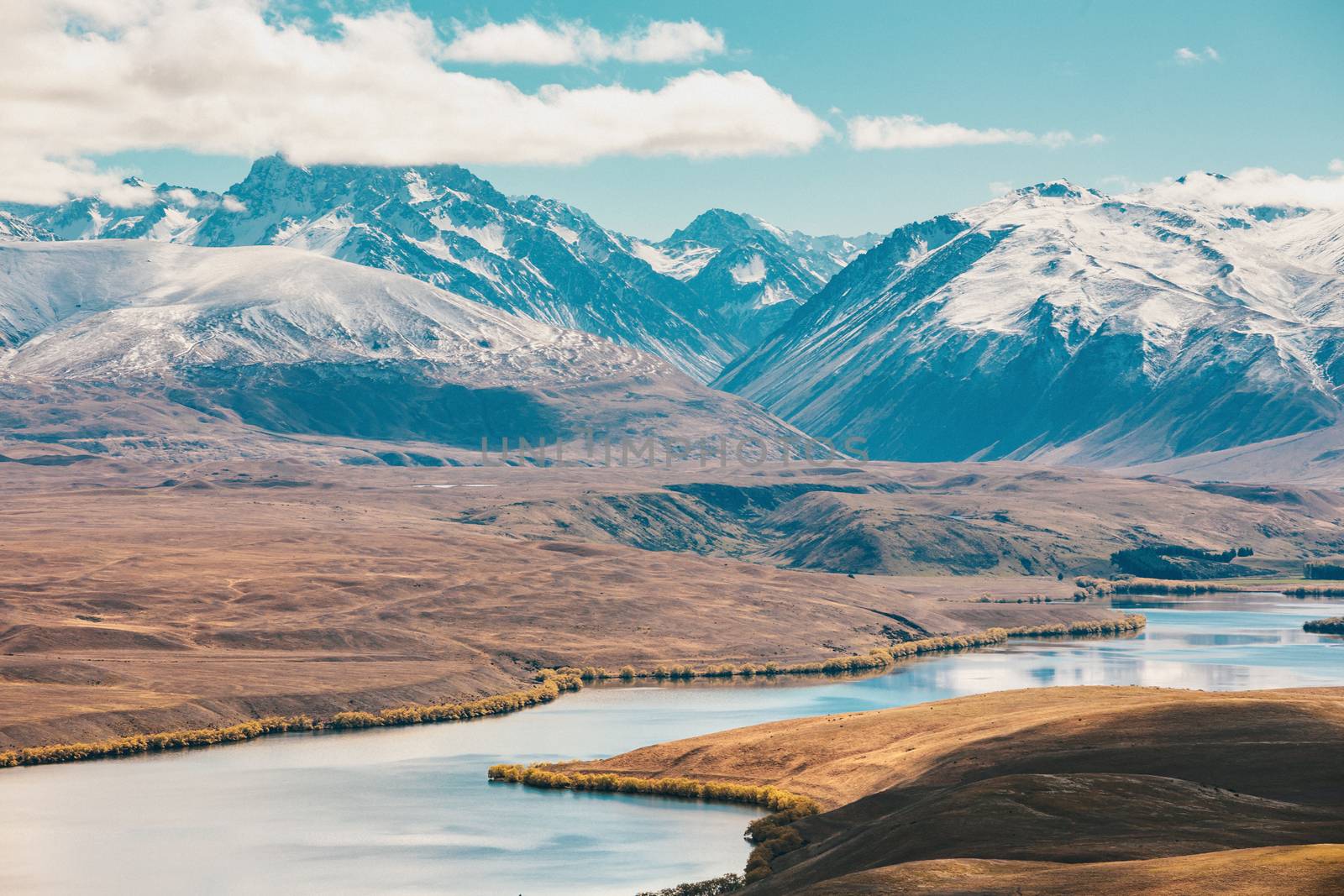 View of Lake Tekapo from Mount John, NZ by cozyta