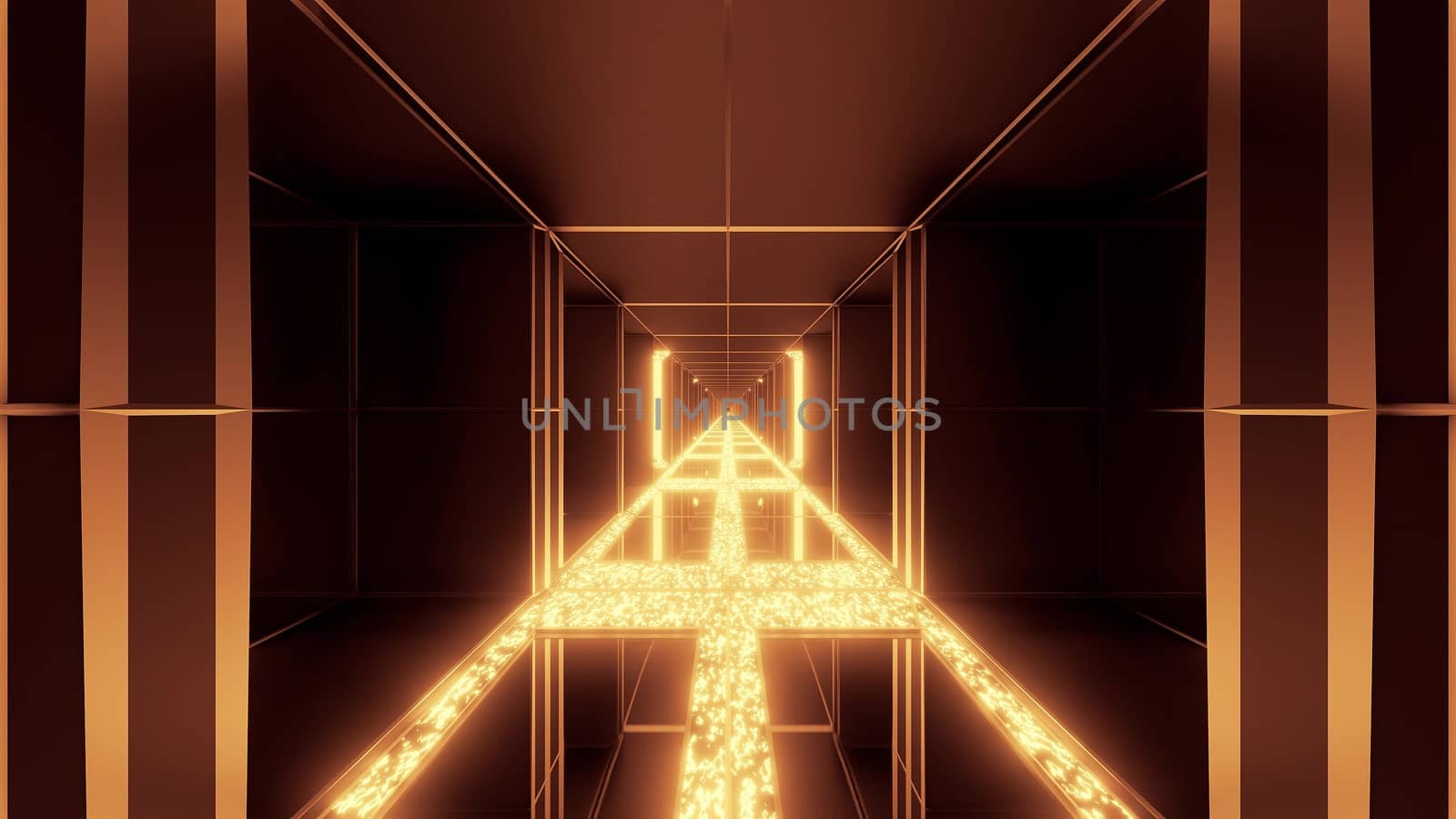 futuristic sci-fi space temple with glowing diamonds christmas texture 3d illustration background wallpaper by tunnelmotions