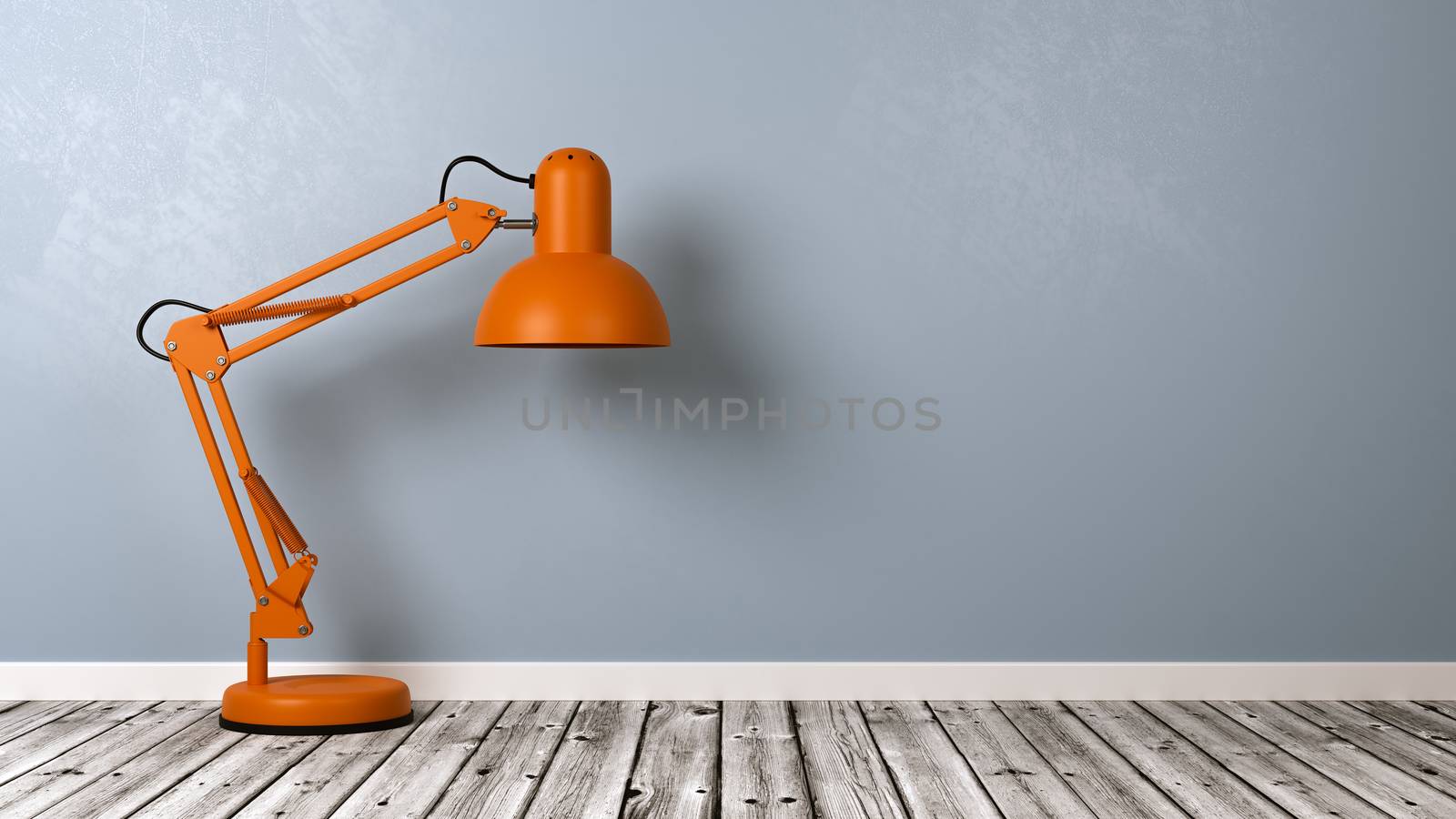 Table Lamp on Wooden Floor in the Room by make