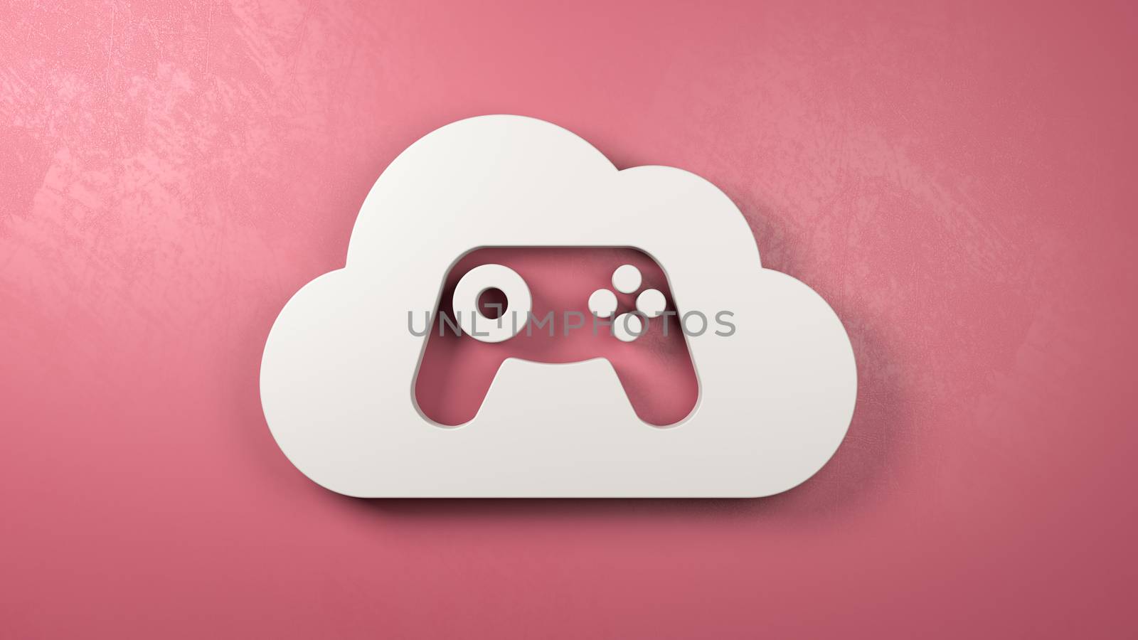 Cloud Gaming Service Concept Illustration by make