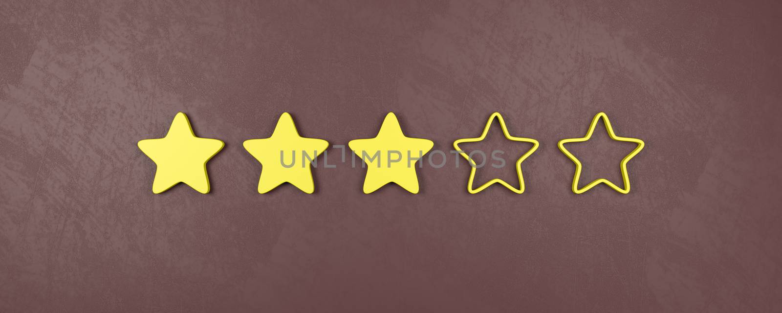 Three of Five Stars Rating, Middle Rating Concepts by make