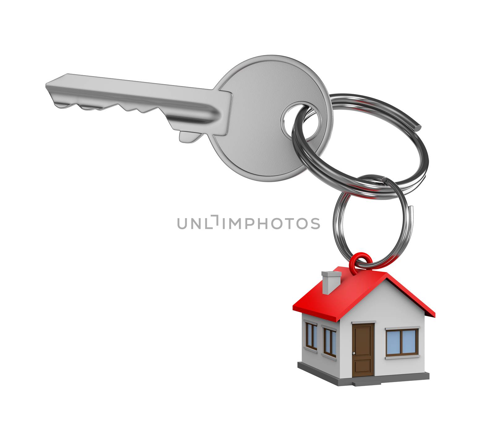 House Key Isolated by make