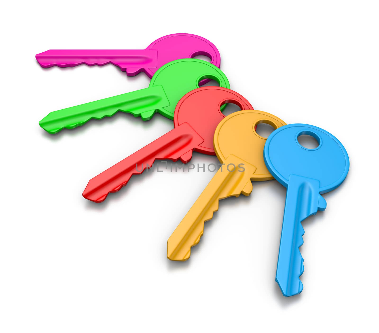 Colorful Keys Set by make