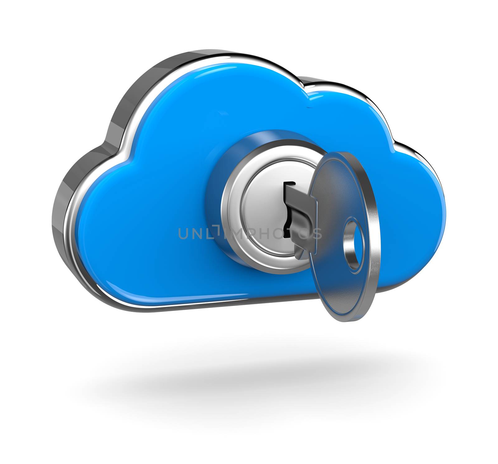 Cloud Computing Security Concept by make