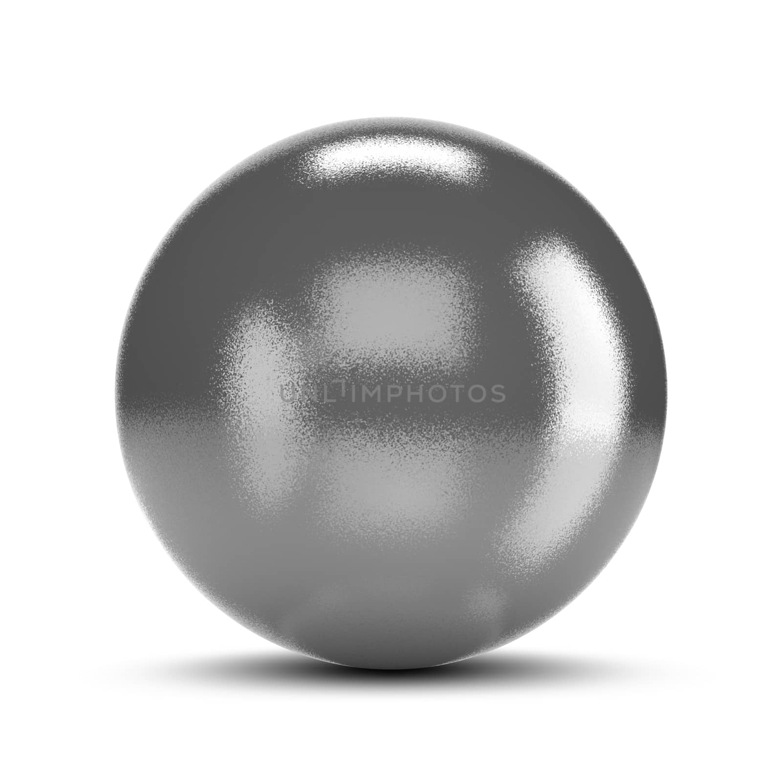 Metallic Sphere on White
