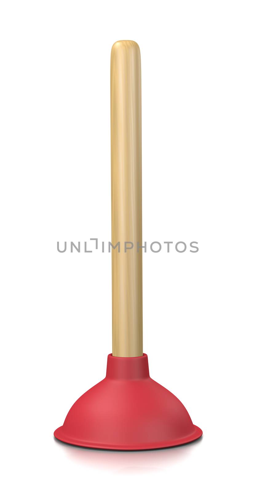 Plunger on White by make