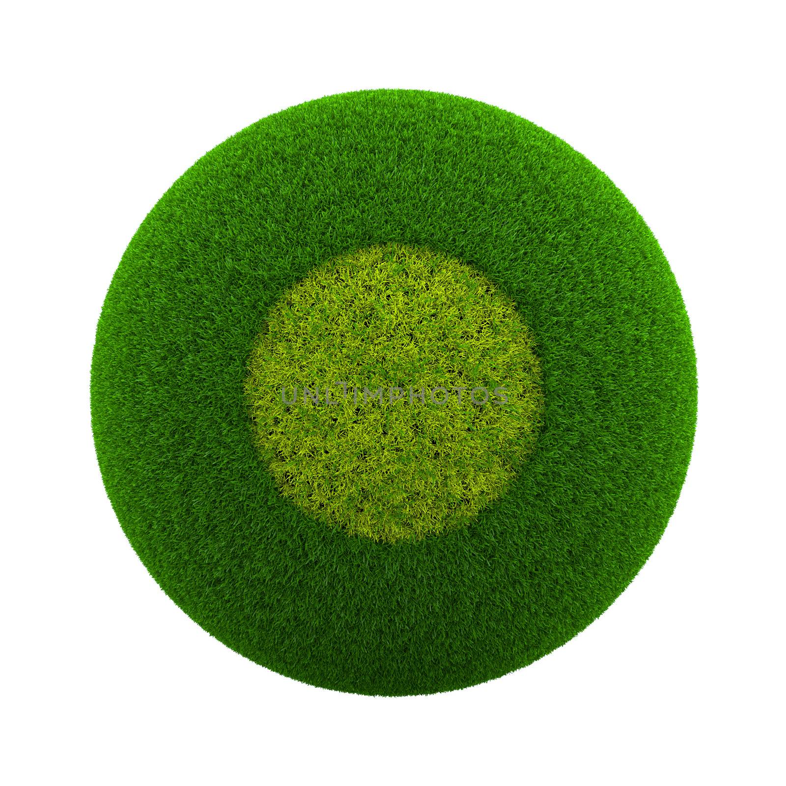 Grass Sphere Circle Icon by make
