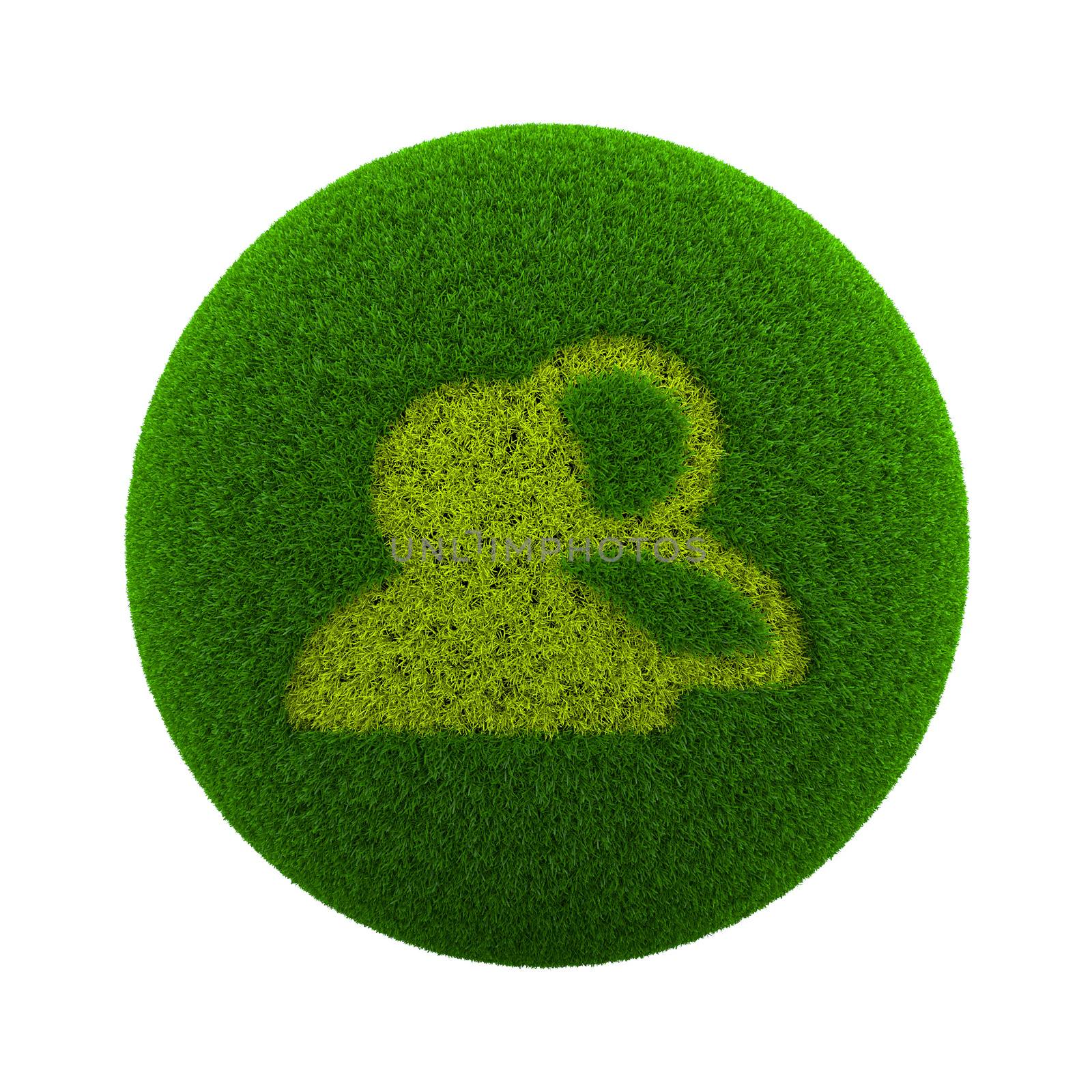 Grass Sphere Group Icon by make