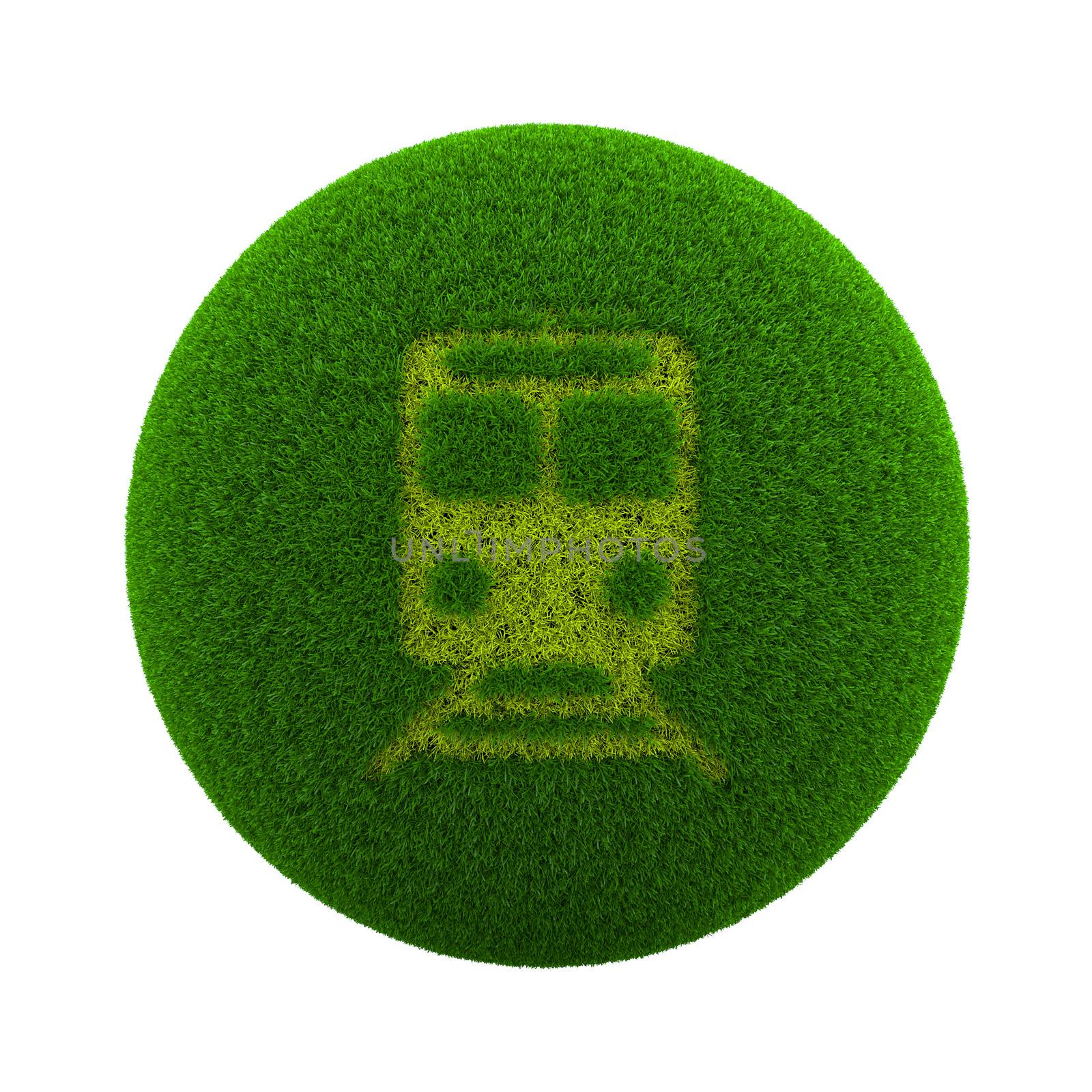 Grass Sphere Train Icon by make