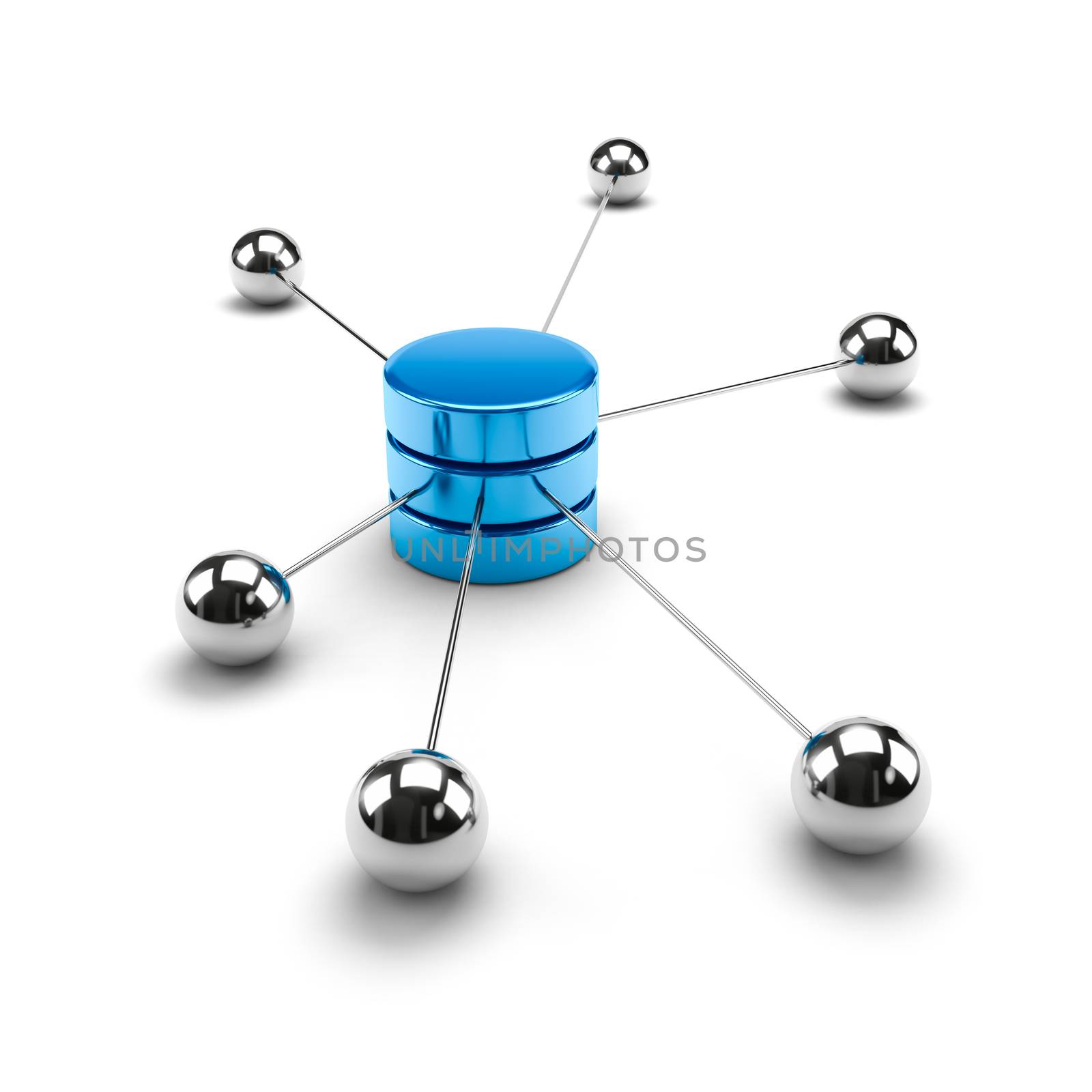 Network Computing Data Storage Concept by make