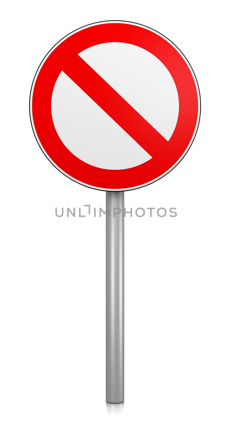 Denied Road Sign by make