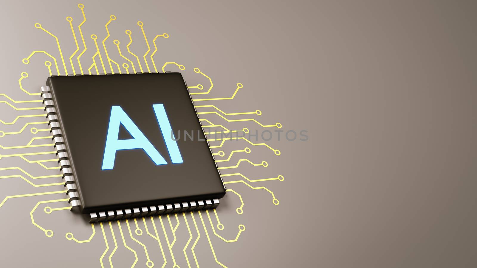 Computer Processor Artificial Intelligence Concept by make