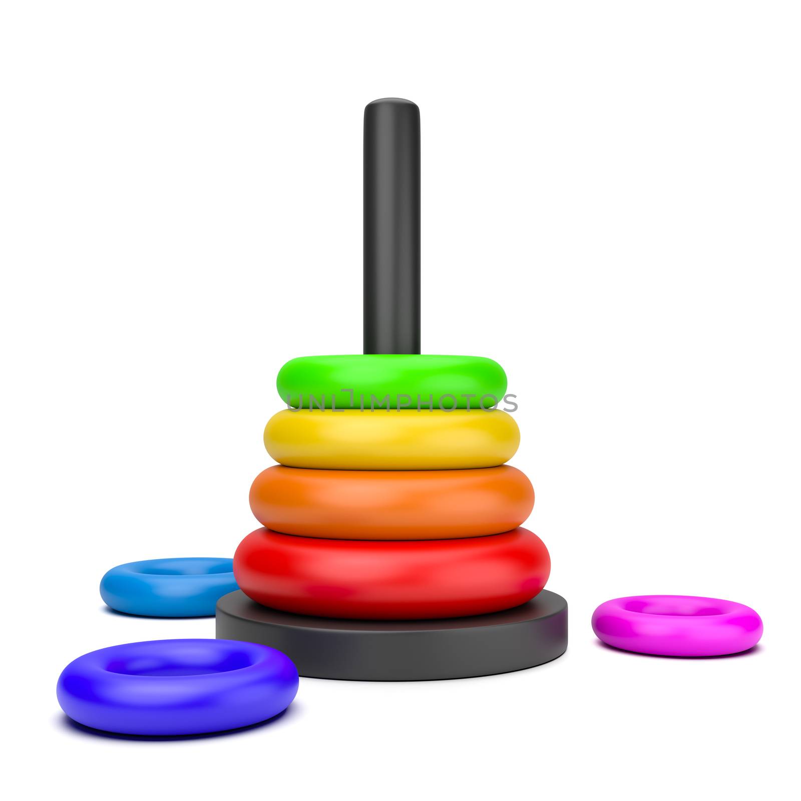 Stack of Rings Child Toy by make