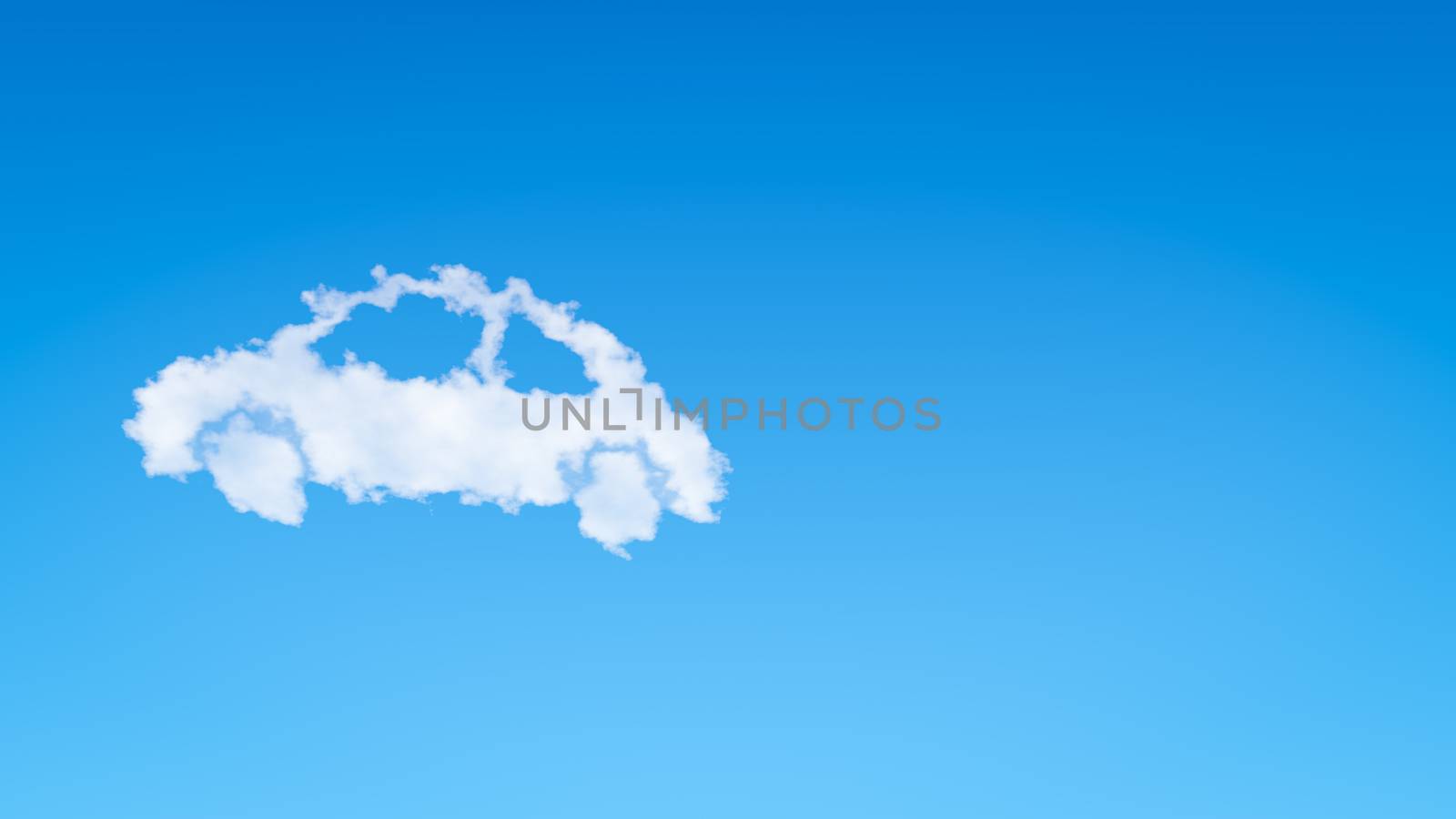 Car Shaped Cloud by make