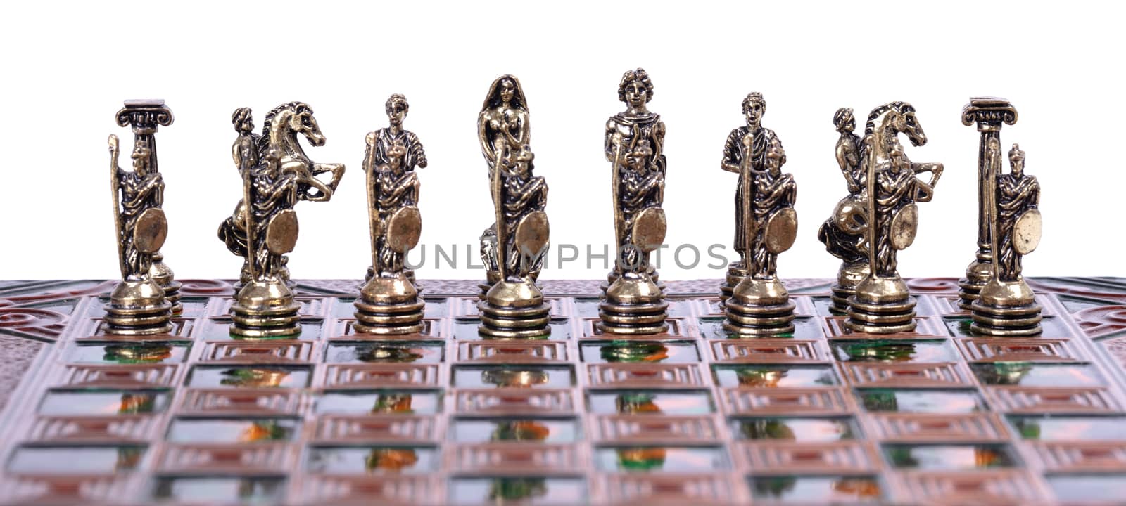 Chess pieces, for business strategy concept by michaklootwijk