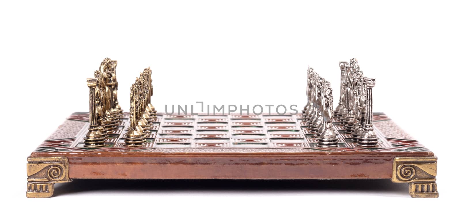 Chess pieces, for business strategy concept, isolated
