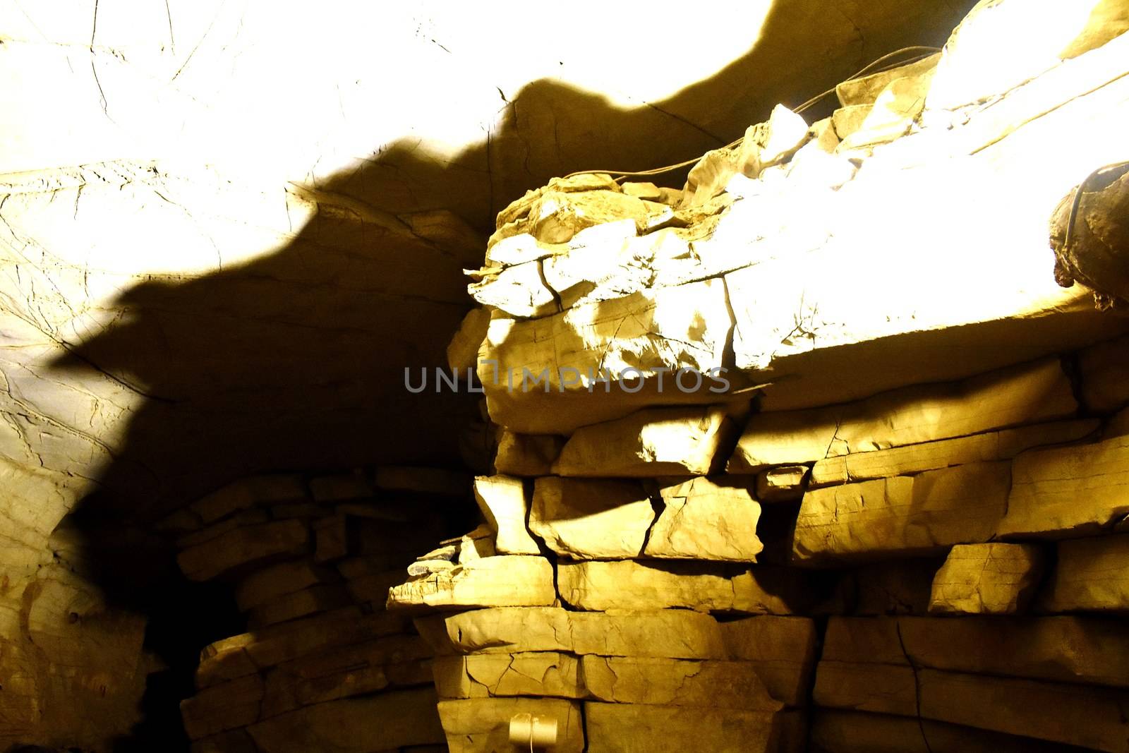 A cave situated at Belum, Kurnool AP in India