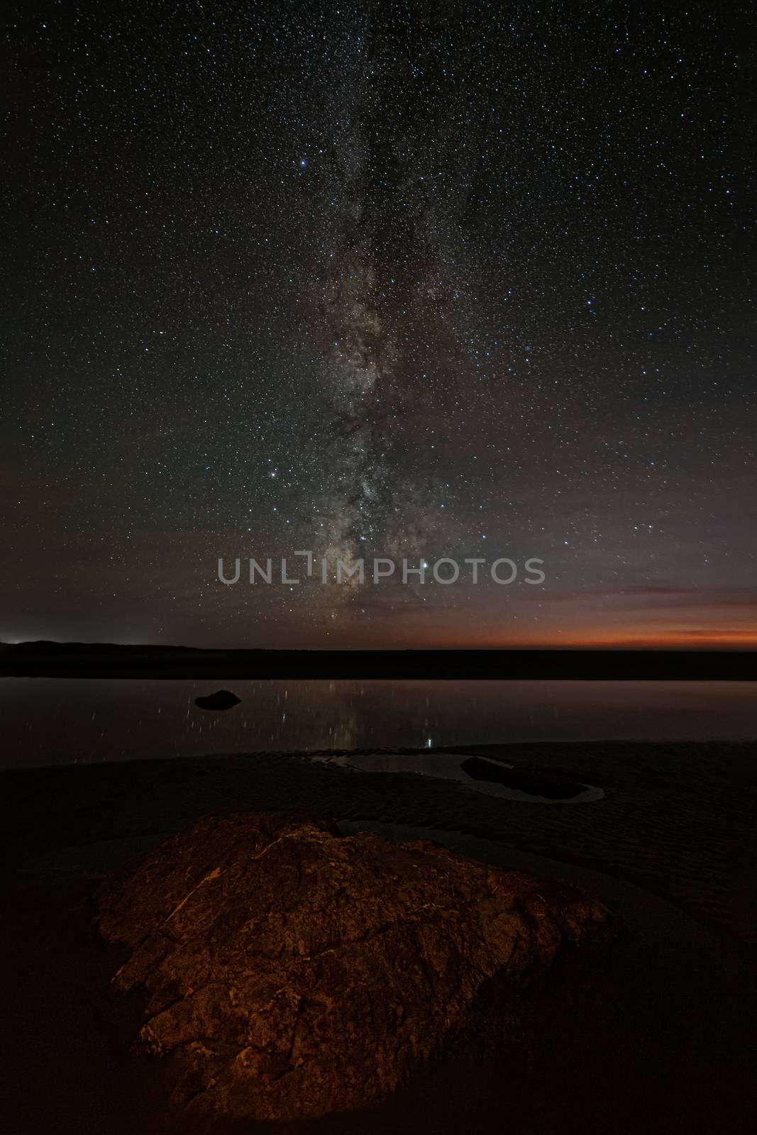 The Night Sky at a Northern California Beach by backyard_photography